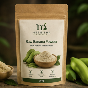 meenisha naturals raw banana powder